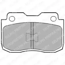 Комплект тормозных колодок, дисковый тормоз DELPHI купить