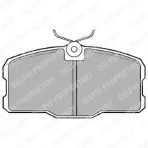 Комплект тормозных колодок, дисковый тормоз DELPHI купить