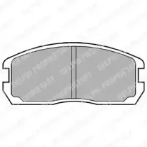 Комплект тормозных колодок, дисковый тормоз DELPHI купить