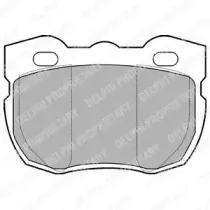 Комплект тормозных колодок, дисковый тормоз DELPHI купить