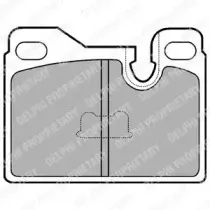 Комплект тормозных колодок, дисковый тормоз DELPHI купить