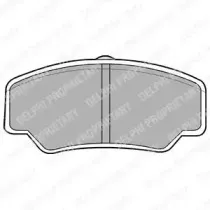 Комплект тормозных колодок, дисковый тормоз DELPHI купить