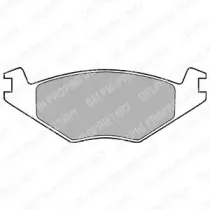 Комплект тормозных колодок, дисковый тормоз DELPHI купить