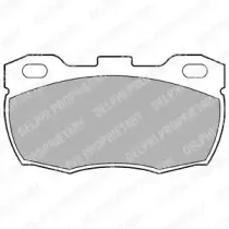 Комплект тормозных колодок, дисковый тормоз DELPHI купить