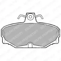 Комплект тормозных колодок, дисковый тормоз DELPHI купить