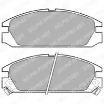 Комплект тормозных колодок, дисковый тормоз DELPHI купить