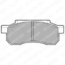 Комплект тормозных колодок, дисковый тормоз DELPHI купить