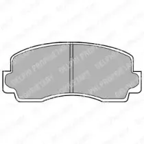 Комплект тормозных колодок, дисковый тормоз DELPHI купить