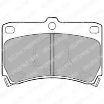 Комплект тормозных колодок, дисковый тормоз DELPHI купить
