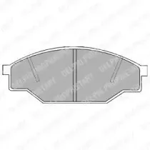 Комплект тормозных колодок, дисковый тормоз DELPHI купить