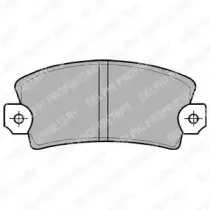 Комплект тормозных колодок, дисковый тормоз DELPHI купить