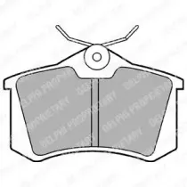 LP565 Delphi Гальмівні колодки до дисків (з болтами) DELPHI купить