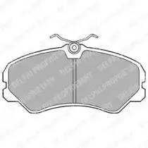 Комплект тормозных колодок, дисковый тормоз DELPHI купить