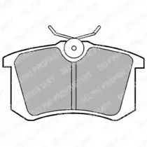 LP571 Delphi Гальмівні колодки до дисків (з болтами) DELPHI купить