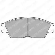 Комплект тормозных колодок, дисковый тормоз DELPHI купить