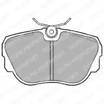 Комплект тормозных колодок, дисковый тормоз DELPHI купить