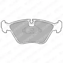 Комплект тормозных колодок, дисковый тормоз DELPHI купить