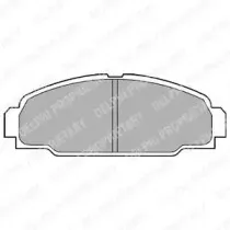 Комплект тормозных колодок, дисковый тормоз DELPHI купить