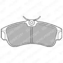 Комплект тормозных колодок, дисковый тормоз DELPHI купить