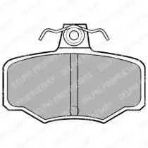 Комплект тормозных колодок, дисковый тормоз DELPHI купить