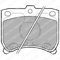 Комплект тормозных колодок, дисковый тормоз DELPHI купить