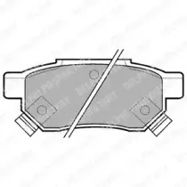 Комплект тормозных колодок, дисковый тормоз DELPHI купить