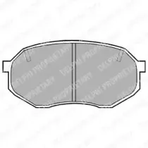 Комплект тормозных колодок, дисковый тормоз DELPHI купить