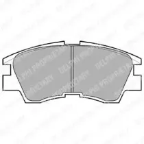 Комплект тормозных колодок, дисковый тормоз DELPHI купить