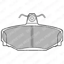 Комплект тормозных колодок, дисковый тормоз DELPHI купить