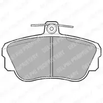 Комплект тормозных колодок, дисковый тормоз DELPHI купить