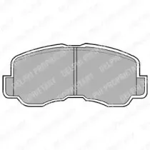 Комплект тормозных колодок, дисковый тормоз DELPHI купить