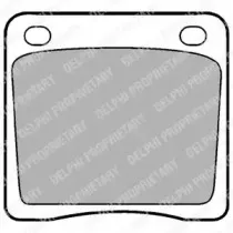 Комплект тормозных колодок, дисковый тормоз DELPHI купить