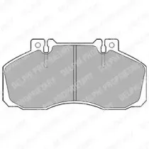 Комплект тормозных колодок, дисковый тормоз DELPHI купить