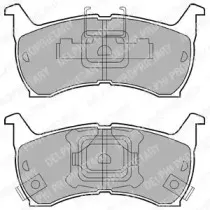 Комплект тормозных колодок, дисковый тормоз DELPHI купить
