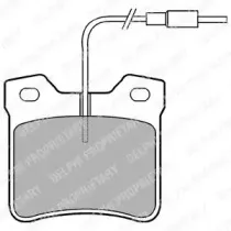 Комплект тормозных колодок, дисковый тормоз DELPHI купить