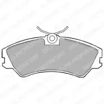 Комплект тормозных колодок, дисковый тормоз DELPHI купить