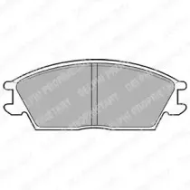 Комплект тормозных колодок, дисковый тормоз DELPHI купить