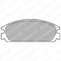 Комплект тормозных колодок, дисковый тормоз DELPHI купить