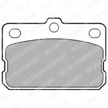 Комплект тормозных колодок, дисковый тормоз DELPHI купить