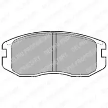 Комплект тормозных колодок, дисковый тормоз DELPHI купить