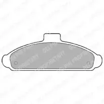 Комплект тормозных колодок, дисковый тормоз DELPHI купить