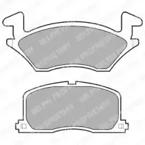 Комплект тормозных колодок, дисковый тормоз DELPHI купить