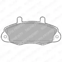 Комплект тормозных колодок, дисковый тормоз DELPHI купить