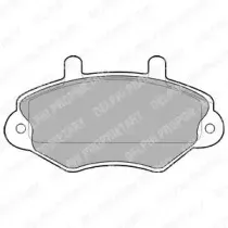 Комплект тормозных колодок, дисковый тормоз DELPHI купить