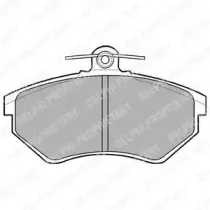 Комплект тормозных колодок, дисковый тормоз DELPHI купить