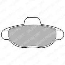 Комплект тормозных колодок, дисковый тормоз DELPHI купить