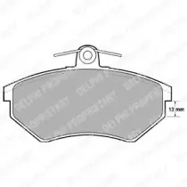Комплект тормозных колодок, дисковый тормоз DELPHI купить