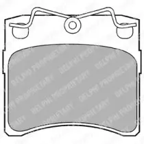 Комплект тормозных колодок, дисковый тормоз DELPHI купить