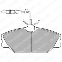 Комплект тормозных колодок, дисковый тормоз DELPHI купить