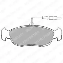 Комплект тормозных колодок, дисковый тормоз DELPHI купить